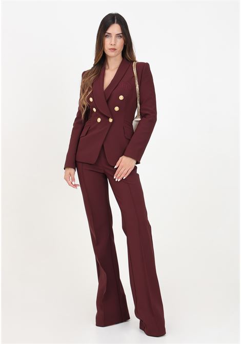 Burgundy women's suit ELISABETTA FRANCHI | TP00246E2CG3